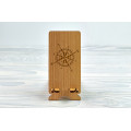 Stand for phone "Rose of Wind " from a natural wood