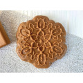  Gingerbread board Snowflake 15 * 15 * 2cm for forming a printed gingerbread.