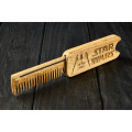 Comb  "Star Wars" of natural wood with magnets