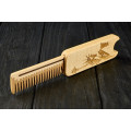 Comb  " Statue of Liberty" of natural wood with magnets