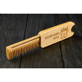 Comb  "Handsome man" of natural wood with magnets