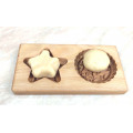 Gingerbread board Pattern No. 26 For two gingerbread Star + ornament wooden size 20*10*2 cm