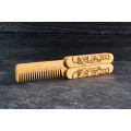 Wooden folding comb "Star Wars" for a beard and hair
