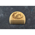 Wooden beard comb "Unicorn"
