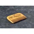 Wooden beard comb "Hoverla "