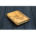Купить Notepad A6  "Kiev" made of natural wood on rings. Notebook. Album for drawing. A diary. Sketchbook  по лучшей цене