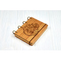 Купить Notepad A6  "Coat of arms of Harry Potter" made of natural wood on rings. Notebook. Album for drawing. A diary. Sketchbook  по лучшей цене