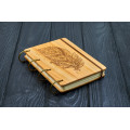 Купить Notepad A6  "PEN" made of natural wood on rings. Notebook. Album for drawing. A diary. Sketchbook  по лучшей цене