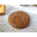 Gingerbread board House with stars wooden size 14*13*2cm. Mold for molding gingerbread