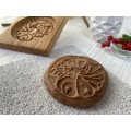 Gingerbread board Angel with a wooden pipe, size 14 * 13 * 2 cm. Mold for molding gingerbread
