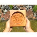 Gingerbread board Star in a circle wooden size 14 * 13 * 2 cm. Mold for molding gingerbread