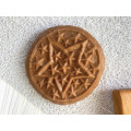 Gingerbread board Star in a circle wooden size 14 * 13 * 2 cm. Mold for molding gingerbread